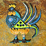 Rooster Tile 4